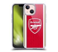 Head Case Designs sous Licence Officielle Arsenal FC Accueil Kit D'écusson 2023/24 Coque en Gel [Protection de Qualité Militaire] Compatible avec Apple iPhone 13 Mini Et Compatible avec MagSafe