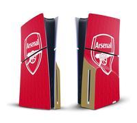 Head Case Designs sous Licence Officielle Arsenal FC Accueil Kit D'écusson 2023/24 Vinyle Autocollant De Jeu Peau Autocollant Compatible avec Sony PlayStation 5 PS5 Slim Disc Edition Console
