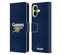 Head Case Designs sous Licence Officielle Arsenal FC Artilleurs Bleus Crête 2 Étui Portefeuille en Cuir Compatible avec Apple iPhone 17