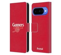 Head Case Designs sous Licence Officielle Arsenal FC Artilleurs Rouges Crête 2 Étui Portefeuille en Cuir Compatible avec Google Pixel 10