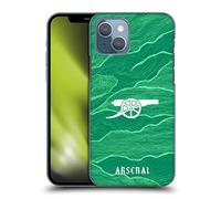 Head Case Designs sous Licence Officielle Arsenal FC Away Gardien De But 2021/22 Crête Kit Coque Dure pour l'arrière Compatible avec Apple iPhone 13