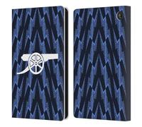 Head Case Designs sous Licence Officielle Arsenal FC Away Kit 2025/26 Étui Portefeuille en Cuir Compatible avec Amazon Fire 7 2022