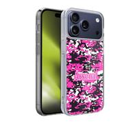 Head Case Designs sous Licence Officielle Arsenal FC Camouflage Numérique Rose Crête Modèles Coque en Gel [Protection de Qualité Militaire] Compatible avec Apple iPhone 17 Pro