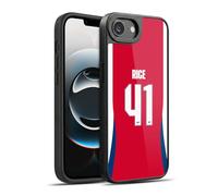 Head Case Designs sous Licence Officielle Arsenal FC Declan Rice 2024/25 Joueurs Home Kit Coque en Gel renforcée [Protection de Qualité Militaire] Compatible avec Apple iPhone 16e / iPhone 17e