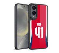 Head Case Designs sous Licence Officielle Arsenal FC Declan Rice 2024/25 Joueurs Home Kit Coque en Gel renforcée [Protection de Qualité Militaire] Compatible avec Samsung Galaxy S25 Edge