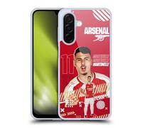 Head Case Designs sous Licence Officielle Arsenal FC Gabriel 2023/24 Première Équipe Coque en Gel [Protection de Qualité Militaire] Compatible avec Samsung Galaxy A26 5G