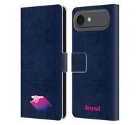 Head Case Designs sous Licence Officielle Arsenal FC Gradient Crête Et Logo Gunners Étui Portefeuille en Cuir Compatible avec Apple iPhone 17 Air