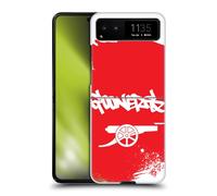 Head Case Designs sous Licence Officielle Arsenal FC Gunners Art De Graffiti Coque Dure pour l'arrière Compatible avec Motorola Razr 40 / Razr 2023