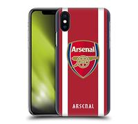 Head Case Designs sous Licence Officielle Arsenal FC Home 2021/22 Crête Kit Coque Dure pour l'arrière Compatible avec Apple iPhone X/iPhone XS