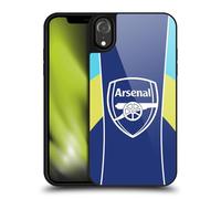 Head Case Designs sous Licence Officielle Arsenal FC Jaune Bleu Modèles D'entraînement Coque en Gel renforcée [Protection de Qualité Militaire] Compatible avec Apple iPhone XR