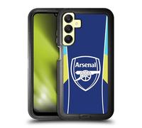 Head Case Designs sous Licence Officielle Arsenal FC Jaune Bleu Modèles D'entraînement Étui Antichoc Ultra-Blindé Compatible avec Samsung Galaxy A25 5G