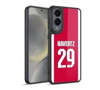 Head Case Designs sous Licence Officielle Arsenal FC Kai Havertz 2025/26 Joueurs Maillot Domicile 1er Groupe Coque en Gel renforcée [Qualité Militaire] Compatible avec Samsung Galaxy S25 Edge