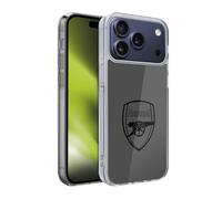 Head Case Designs sous Licence Officielle Arsenal FC Logo Noir Crête 2 Coque en Gel [Protection de Qualité Militaire] Compatible avec Apple iPhone 17 Pro