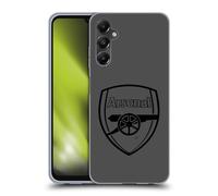 Head Case Designs sous Licence Officielle Arsenal FC Logo Noir Crête 2 Coque en Gel [Protection de Qualité Militaire] Compatible avec Samsung Galaxy A05s