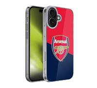 Head Case Designs sous Licence Officielle Arsenal FC Logo Rouge Et Bleu Crête 2 Coque en Gel [Protection de Qualité Militaire] Compatible avec Apple iPhone 17