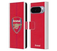 Head Case Designs sous Licence Officielle Arsenal FC Maison 2016/17 Kit Crête Étui Portefeuille en Cuir Compatible avec Google Pixel 10 Pro XL
