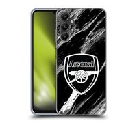Head Case Designs sous Licence Officielle Arsenal FC Marbre Crête Modèles Coque en Gel [Protection de Qualité Militaire] Compatible avec Samsung Galaxy A05s