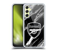 Head Case Designs sous Licence Officielle Arsenal FC Marbre Crête Modèles Coque en Gel [Protection de Qualité Militaire] Compatible avec Samsung Galaxy A34 5G