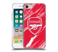 Head Case Designs sous Licence Officielle Arsenal FC Marbre Rouge Crête Modèles Coque en Gel [Protection de Qualité Militaire] Compatible avec Apple iPhone 7/8 / SE 2020 & 2022