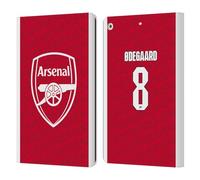 Head Case Designs sous Licence Officielle Arsenal FC Martin Ødegaard 2025/26 Joueurs Home Kit Étui Portefeuille en Cuir Compatible avec Apple iPad 10.2 2019/2020/2021