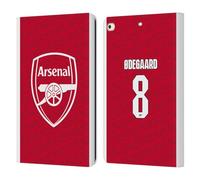 Head Case Designs sous Licence Officielle Arsenal FC Martin Ødegaard 2025/26 Joueurs Home Kit Étui Portefeuille en Cuir Compatible avec Apple iPad 9.7 2017 / iPad 9.7 2018