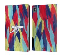 Head Case Designs sous Licence Officielle Arsenal FC Multicolore Modèles D'entraînement Étui Portefeuille en Cuir Compatible avec Apple iPad Pro 11 M4/M5 2024/2025