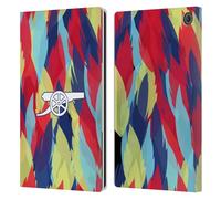 Head Case Designs sous Licence Officielle Arsenal FC Multicolore Modèles D'entraînement Étui Portefeuille en Cuir Compatible avec Amazon Fire Max 11 2023