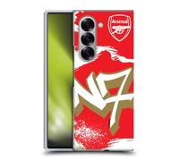 Head Case Designs sous Licence Officielle Arsenal FC N7 Art De Graffiti Coque Dure pour l'arrière Compatible avec Samsung Galaxy Z Fold6