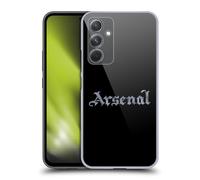Head Case Designs sous Licence Officielle Arsenal FC Noir Modèles D'entraînement Coque Dure pour l'arrière Compatible avec Samsung Galaxy A54 5G