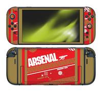 Head Case Designs sous Licence Officielle Arsenal FC Rouge et Or Logos Vinyle Autocollant De Jeu Peau Autocollant Couverture Compatible avec Nintendo Switch 2