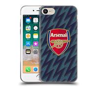Head Case Designs sous Licence Officielle Arsenal FC Third 2021/22 Crête Kit Coque en Gel [Protection de Qualité Militaire] Compatible avec Apple iPhone 7/8 / SE 2020 & 2022