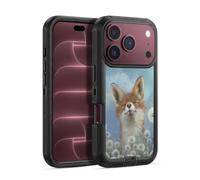 Head Case Designs sous Licence Officielle Ash Evans Dandelion Fox Animaux Étui Antichoc Ultra-Blindé Compatible avec Apple iPhone 18 Pro