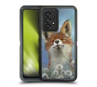 Head Case Designs sous Licence Officielle Ash Evans Dandelion Fox Animaux Étui Antichoc Ultra-Blindé Compatible avec Samsung Galaxy A53 5G (2022)