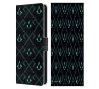Head Case Designs sous Licence Officielle Assassin's Creed ACV Motif 1 Symboles et Modèles Valhalla Étui Portefeuille en Cuir Compatible avec Samsung Galaxy S25 FE