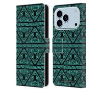 Head Case Designs sous Licence Officielle Assassin's Creed ACV Motif 2 Symboles et Modèles Valhalla Étui Portefeuille en Cuir Compatible avec Apple iPhone 17 Pro