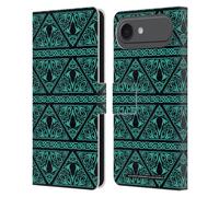 Head Case Designs sous Licence Officielle Assassin's Creed ACV Motif 2 Symboles et Modèles Valhalla Étui Portefeuille en Cuir Compatible avec Apple iPhone 17 Air