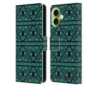 Head Case Designs sous Licence Officielle Assassin's Creed ACV Motif 2 Symboles et Modèles Valhalla Étui Portefeuille en Cuir Compatible avec Apple iPhone 17