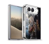 Head Case Designs sous Licence Officielle Assassin's Creed Affiche Basim Mirage Graphismes Coque en Gel [Protection de Qualité Militaire] Compatible avec Apple iPhone Duo Et Compatible avec MagSafe