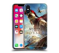 Head Case Designs sous Licence Officielle Assassin's Creed Alexios Et Ikaros Odyssée Art Clé Coque en Gel [Qualité Militaire] Compatible avec Apple iPhone X/iPhone XS Et Compatible avec MagSafe