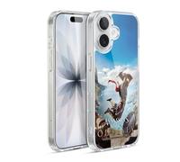 Head Case Designs sous Licence Officielle Assassin's Creed Alexios Saute Odyssée Art Clé Coque en Gel [Protection de Qualité Militaire] Compatible avec Apple iPhone 17 Et Compatible avec MagSafe