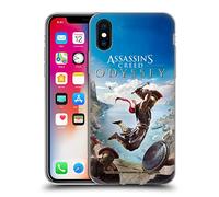 Head Case Designs sous Licence Officielle Assassin's Creed Alexios Saute Odyssée Art Clé Coque en Gel [Qualité Militaire] Compatible avec Apple iPhone X/iPhone XS Et Compatible avec MagSafe