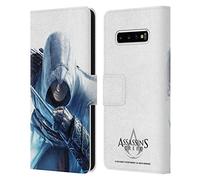 Head Case Designs sous Licence Officielle Assassin's Creed Altaïr Lame Cachée Art Clé Coque en Cuir à Portefeuille Compatible avec Samsung Galaxy S10+ / S10 Plus