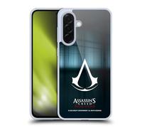 Head Case Designs sous Licence Officielle Assassin's Creed Animosité Chambre Noire Révélations Logo Coque en Gel [Protection de Qualité Militaire] Compatible avec Samsung Galaxy A36 5G