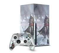 Head Case Designs Sous Licence Officielle Assassin's Creed Art clé Edward Kenway Drapeau Noir Graphiques Enveloppement De Console De Jeu Et Skins Pour Manette compatible avec Xbox Series X