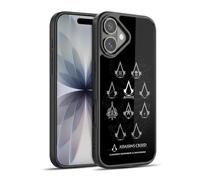 Head Case Designs sous Licence Officielle Assassin's Creed Crête Géométrique Logo D'Héritage Coque en Gel renforcée [Protection de Qualité Militaire] Compatible avec Apple iPhone 17