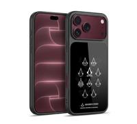 Head Case Designs sous Licence Officielle Assassin's Creed Crête Géométrique Logo D'Héritage Coque en Gel renforcée [Protection de Qualité Militaire] Compatible avec Apple iPhone 18 Pro Max