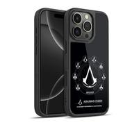 Head Case Designs sous Licence Officielle Assassin's Creed Crêtes Logo D'Héritage Coque en Gel renforcée [Protection de Qualité Militaire] Compatible avec Apple iPhone 16 Pro