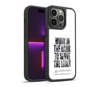 Head Case Designs sous Licence Officielle Assassin's Creed Exposition Double Héritage Typographie Coque en Gel renforcée [Protection de Qualité Militaire] Compatible avec Apple iPhone 14 Pro