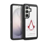 Head Case Designs sous Licence Officielle Assassin's Creed Géométrique Blanc Logo D'Héritage Étui Antichoc Ultra-Blindé Compatible avec Samsung Galaxy S26