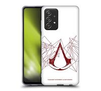 Head Case Designs sous Licence Officielle Assassin's Creed Géométrique Logo Coque en Gel [Protection de Qualité Militaire] Compatible avec Galaxy A52 / A52s / 5G (2021)